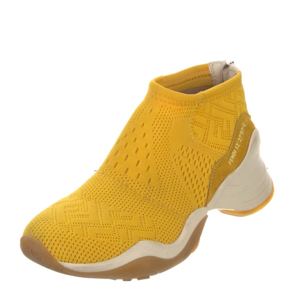 Fendi Yellow Women's Sneakers